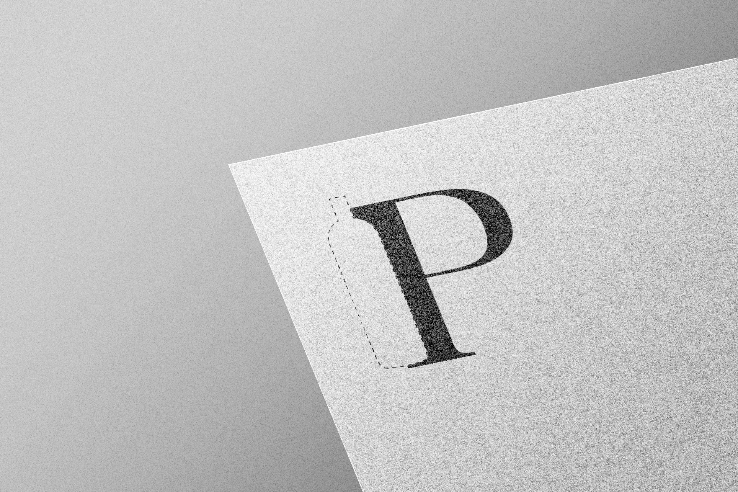 Vinho de Panache logo applied on mockup surface